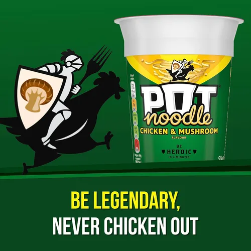 Miniatura 5 de Pot Noodle Pollo y Champiñones 3.17 oz (Paquete de 12)