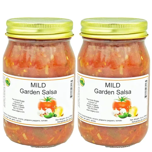 Miniatura 7 de Arndts Fudgery Amish Made Salsa Tarros de 2-16 onzas (manzana mediana)