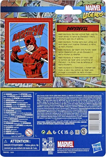 Miniatura 4 de Hasbro Marvel Legends - Figura de acción de Daredevil de 3.75 pulgadas a escala retro 375