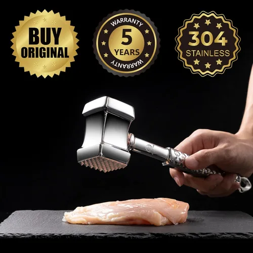 Miniatura 2 de Gourmet Easy Ultimate Kit - Prensa de ajo + ablandador de carne + exprimidor + pelador I & Y de acero inoxidable