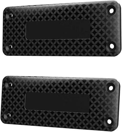 Soporte magnético para pistola y funda de 37.5 libras para camión, armario oculto de goma, imán oculto para pistola para terreno resistente para