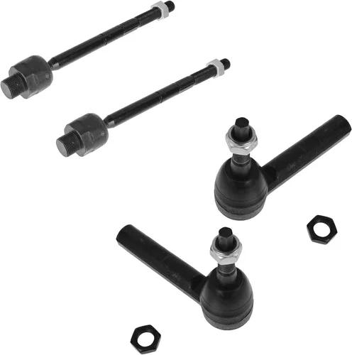 Miniatura 134 de TRQ Juego de barras de acoplamiento delanteras interiores y exteriores de 4 piezas compatible con Jeep Cherokee 1991-2001 y Comanche 91-92