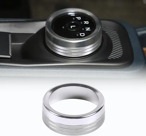 Miniatura 13 de CHEAYAR Botón de interruptor de cambio de marchas Anillo de tapa de guarnición Compatible con Ford Maverick 2022, Cubierta de pomo de cambio