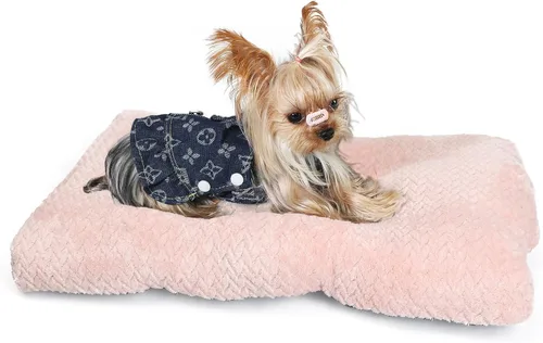 Miniatura 37 de Cama Lavable para Jaula de Perro de 18 Pulgadas Pequeña Antideslizante Impermeable Cálida Acogedora Suave para Mascotas Cachorros, Almohadas