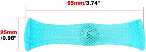 Miniatura 6 de FIDGET TOYS (Paquete de 10, 5 colores) juguete para aliviar el estrés, mejorar la concentración. Para niños y adultos. Ha ayudado a personas