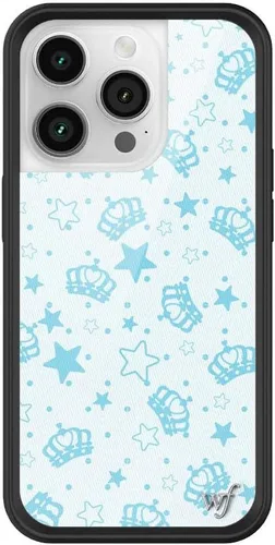 Miniatura 24 de Wildflower Carcasas – Compatible con iPhone 14 Pro Protector negro parachoques, certificado de prueba de caída de 6.5 pies, propiedad de mujeres