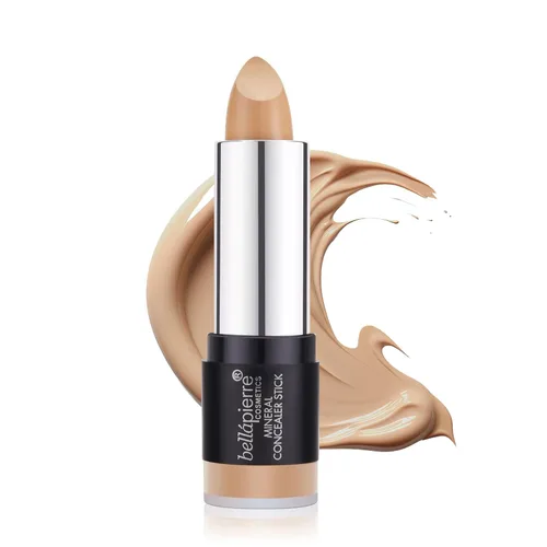bellapierre Lápiz corrector mineral | Maquillaje mate de cera natural fácil de mezclar | Oculta el acné, la decoloración y las imperfecciones | No