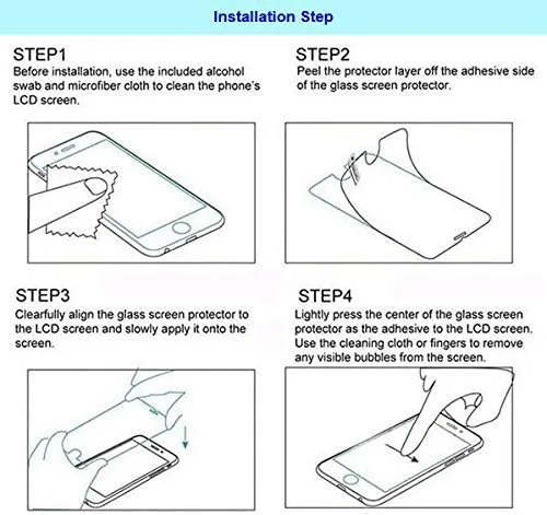 Miniatura 6 de [Borde curvado completo 3D] Protección de pantalla de vidrio templado de dureza 9H de alta calidad, protector de pantalla, protector de pantalla
