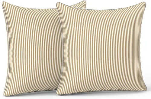 Miniatura 89 de LVTXIII Juego de 2 almohadas lumbares para patio, 12 x 20 pulgadas, resistentes a la decoloración, para exteriores con interiores, cojines lumbares