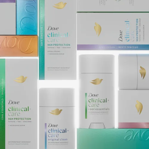 Miniatura 9 de Dove Clinical + Care - Desodorante antitranspirante invisible en barra sólida para mujeres, limpieza original con suero nutritivo, 2.6 onzas
