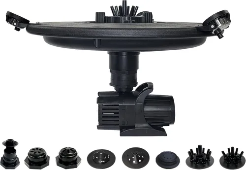 Miniatura 17 de HALF OFF PONDS Fuente flotante - 1 aireador de estanque HP, cable de 100 pies - Bomba de agua de 15,000 GPH - 13 patrones de pulverización - Luces