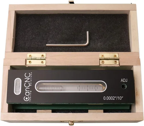 Miniatura 2 de Accusize Industrial Tools Nivel de precisión maestro profesional de 6 pulgadas en caja ajustada, precisión 0.0002''/10'', S908-C606