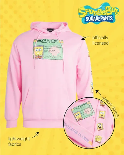 Miniatura 2 de Nickelodeon Sudaderas con capucha para hombre, con estampado de Bob Esponja y Patrick, unisex, de vellón, sudaderas casuales para hombres y mujeres