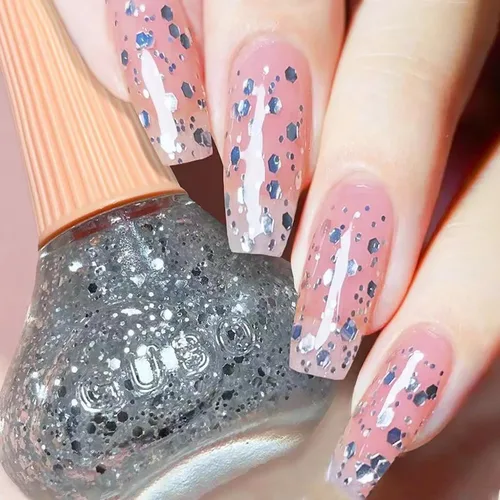 Miniatura 12 de Major Dijit Juego de esmalte de uñas de 12 colores de secado rápido primavera-verano, esmalte de uñas popular de color caramelo dulce, kit de arte