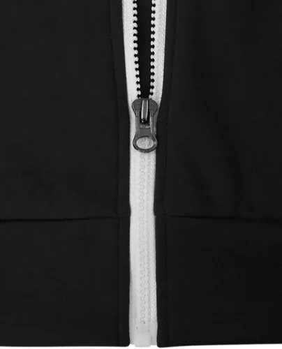 Miniatura 4 de Ohoo Sudadera con capucha para hombre, ajuste delgado, ligera, con cremallera