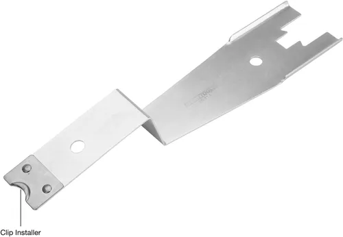Miniatura 2 de OEMTOOLS 25311 Removedor e instalador de clips de ventana y puerta automotriz, ajuste universal, metal plateado, para ventanas y paneles de puerta