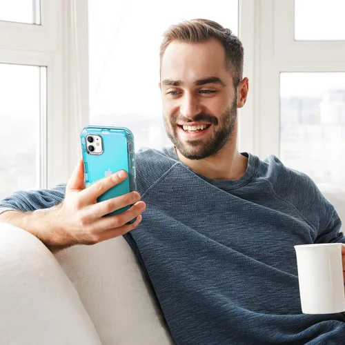 Miniatura 7 de ORIbox - Funda compatible con iPhone 11 Pro Max, resistente a los golpes, anticaídas, transparente