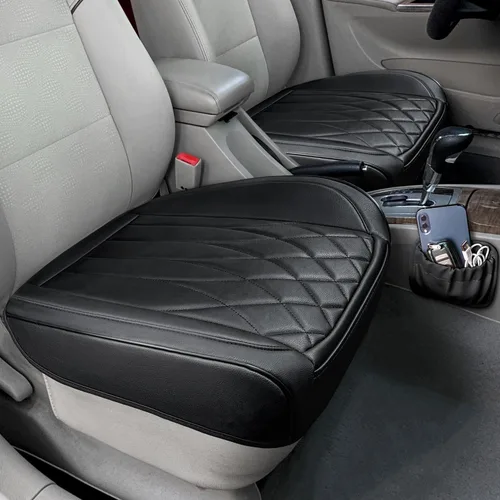Miniatura 11 de 1 paquete de funda de cuero para asiento delantero de coche, funda inferior de asiento de coche, protectores de asiento de conductor antideslizantes