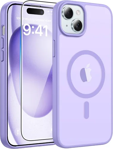 Miniatura 58 de FNTCASE - Funda para iPhone 16 Pro: magnética, mate, translúcida, de grado militar, protectora contra caídas, resistente, fina, duradera y a prueba