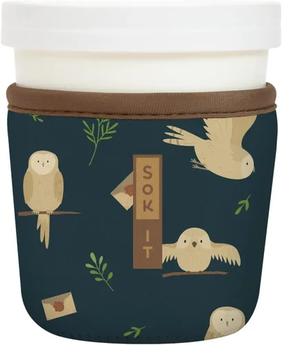 Miniatura 155 de Sok It IceCreamSok - Funda de neopreno aislada (flores abstractas, pintas de helado cónicas)