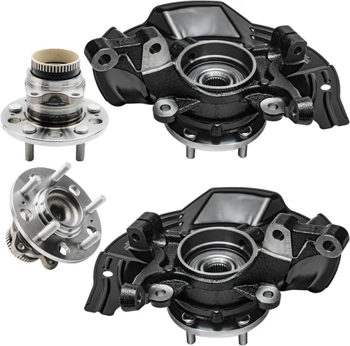 Miniatura 88 de Detroit Axle - Kit de extremo delantero RWD para Chrysler 300 Dodge Challenger Charger Upper Lower Control Arms rótulas de rodamiento de rueda Bujes