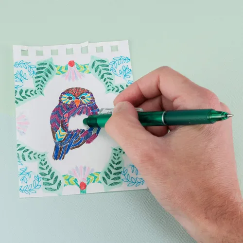 Miniatura 6 de Pilot, Precise V5 - Bolígrafos de tinta líquida con tapa, punta extrafina de 0.020 in, color negro, paquete de 6