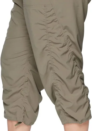 Miniatura 5 de RBX Pantalón capri tejido ligero con cordón para mujer, talla grande