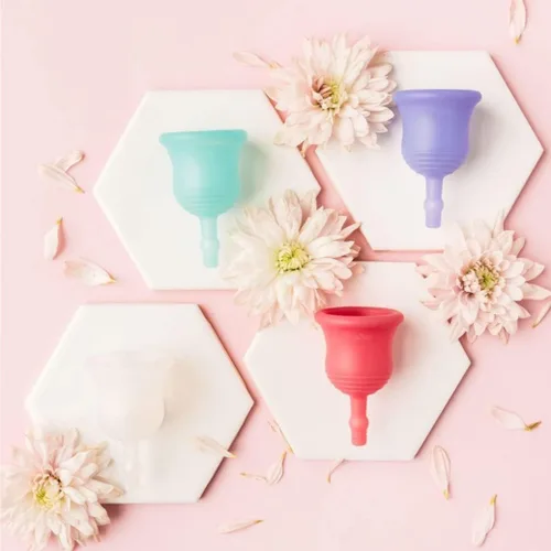 Miniatura 8 de Femallay Taza menstrual fácil de vacía, taza menstrual de silicona sin BPA, especialmente diseñada, fácil de vacía y fácil de limpiar, productos