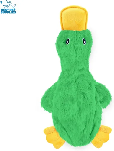 Miniatura 2 de Best Pet Supplies - Juguetes para cachorros y perros adultos, crujen y hacen chirridos, pato, verde claro aCrinkle Duck (verde claro)