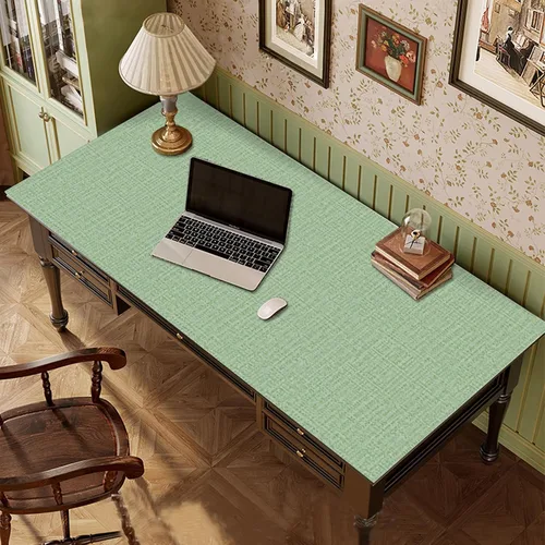 Miniatura 8 de TANONE Papel de Contacto Despegar y Pegar (15.8in x 197in), Papel Tapiz de Tela de Hierba Autoadhesivo Removible, Papel de Pared de Tela de Lino