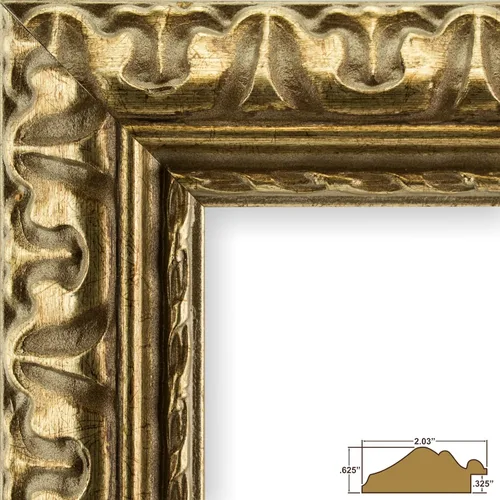 Miniatura 2 de Craig Frames Bravado Marco de fotos de bronce antiguo adornado, 4 x 6 pulgadas