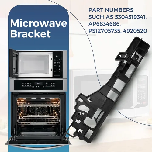 Miniatura 2 de 5304519341 Reemplazo de soporte de microondas compatible con Frigidaire & Electrolux, soporte de pestillo para microondas