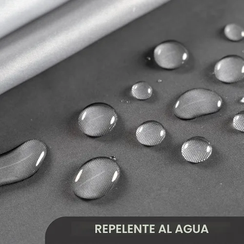 Miniatura 5 de AmazerBath Cortina de ducha, juego de cortina de tela ombre negra con 12 ganchos, cortina de ducha lavable de tela en negro y blanco, cortina