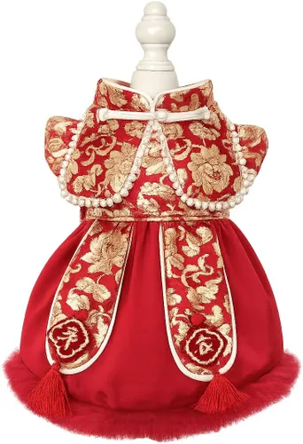 Miniatura 26 de Moda Vestido de Princesa de Chifón para Perro Dulce Cachorro para Perro EXTRAL Pequeño y Perro Pequeño Rosa M