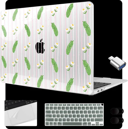Miniatura 35 de MEEgoodo para MacBook Air de 13.3 pulgadas, funda 2021 2020 2019 2018 A2337 M1 A2179 A1932, carcasa transparente para MacBook Air M1, carcasa dura