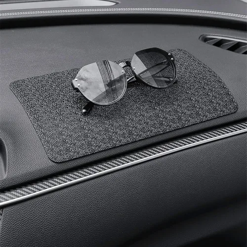 Miniatura 7 de Alfombrilla antideslizante para salpicadero de coche, de goma, 10.6 x 5.9, universal, adhesiva, mágica, para teléfonos, gafas de sol, llaves