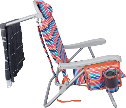 Miniatura 5 de Hurley - Silla de playa de lujo estilo mochila, tamaño único, sorbete