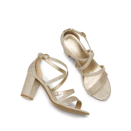 Miniatura 5 de DREAM PAIRS Sandalias de tacón bajo grueso con correa de tobillo para mujer