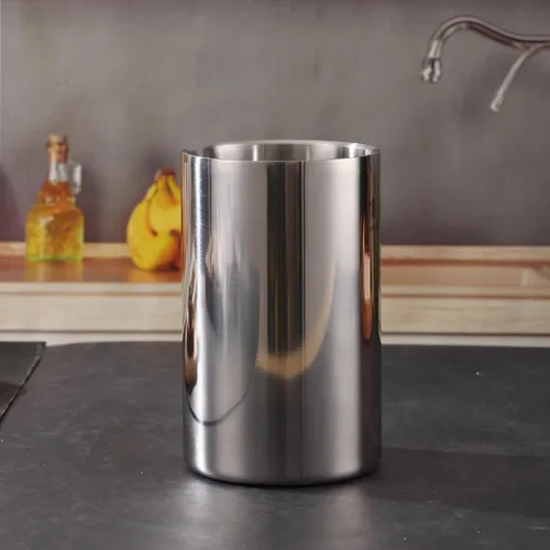 Miniatura 7 de Soporte para Utensilios de Cocina de Doble Pared - Soporte para Utensilios de Cocina de Acero Inoxidable 304 Elegante para Encimera, Organizador