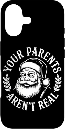 Miniatura 32 de Your Parents Aren’t Real Santa Humor Holiday Festive Cartoon Case for iPhone XR