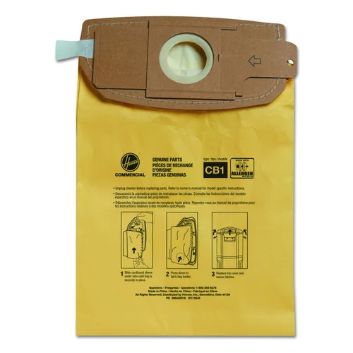 Hoover Commercial AH10273 HushTone - Bolsas para mochila con filtro de alérgenos (paquete de 10)