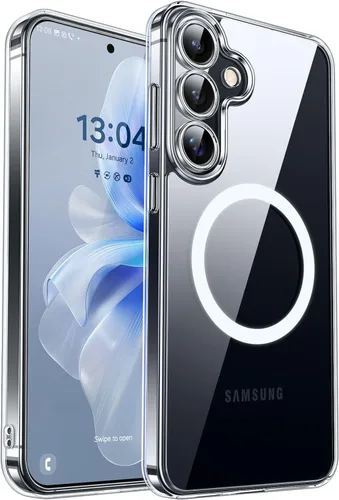 Miniatura 14 de CANSHN Funda diseñada para Samsung Galaxy A16-5G [protección completa de la cámara] [compatible con Magsafe] funda protectora trasera translúcida