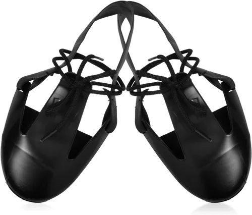 Housoutil Labor Insurance - Cubiertas de acero para los dedos, 1 par de PVC unisex para calzado de seguridad, protectores de zapatos de acero para