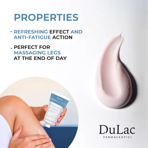 Miniatura 8 de Dulàc - Diosmin Legs 5.07 fl oz - Tratamiento de venas varicosas para piernas, crema de gel para circulación y arañas vasculares, efecto refrescante