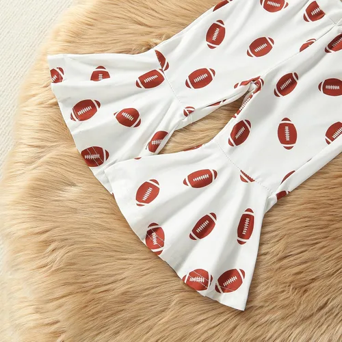 Miniatura 25 de Traje de Halloween para bebé niña, manga larga, cuello redondo, letras de fantasma, parte superior con estampado de fantasma, parte inferior