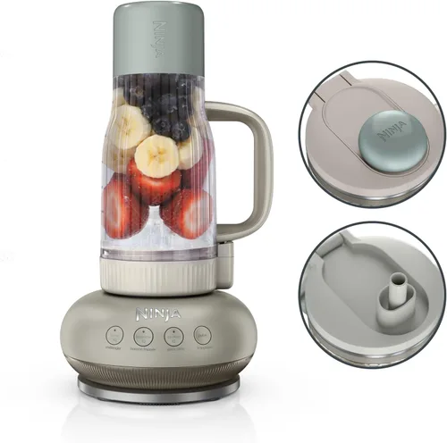Miniatura 15 de Ninja Blendboss™ Licuadora personal para batidos y bebidas congeladas Taza de viaje de 26 oz con tapa a prueba de fugas, boquilla para beber
