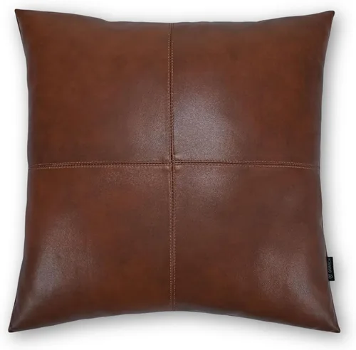 Miniatura 32 de Funda de almohada de piel de cordero – Funda de cojín para sofá, fundas decorativas para sala de estar o dormitorio de 20 x 20 pulgadas – Caja
