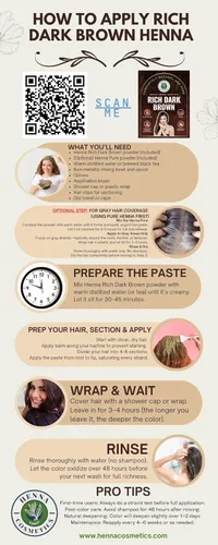 Miniatura 3 de Tinte natural de henna para el cabello, 100% polvo de henna puro para el crecimiento del cabello orgánico
