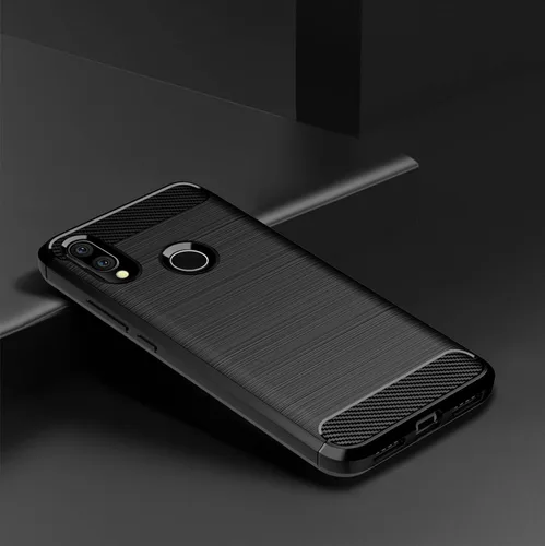 Miniatura 2 de Asuwish Funda de teléfono para Xiaomi Redmi 7/Y3 con protector de pantalla de vidrio templado y accesorios de celda de silicona suave de goma
