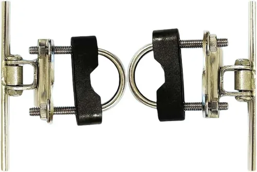 Marine City Adaptadores de soporte para guardabarros de barco, se adapta a rieles de 1-1/4 pulgadas de diámetro y riel cuadrado (2 piezas)